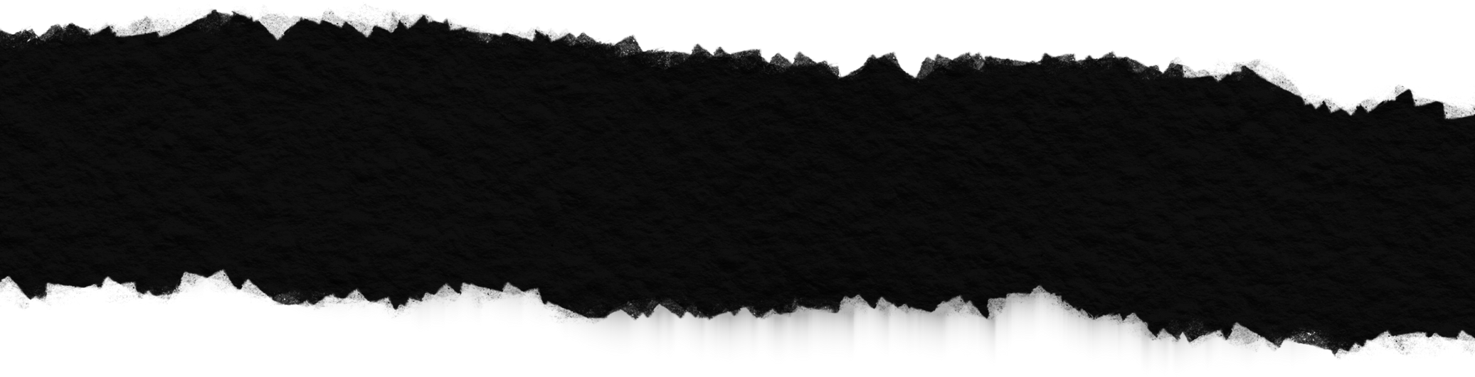 Black Decorative Torn Paper