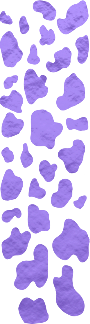 Purple Cow Print